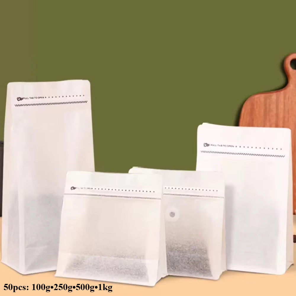 Ziploc Food Storage - 50 bolsas de café biodegradables 100g