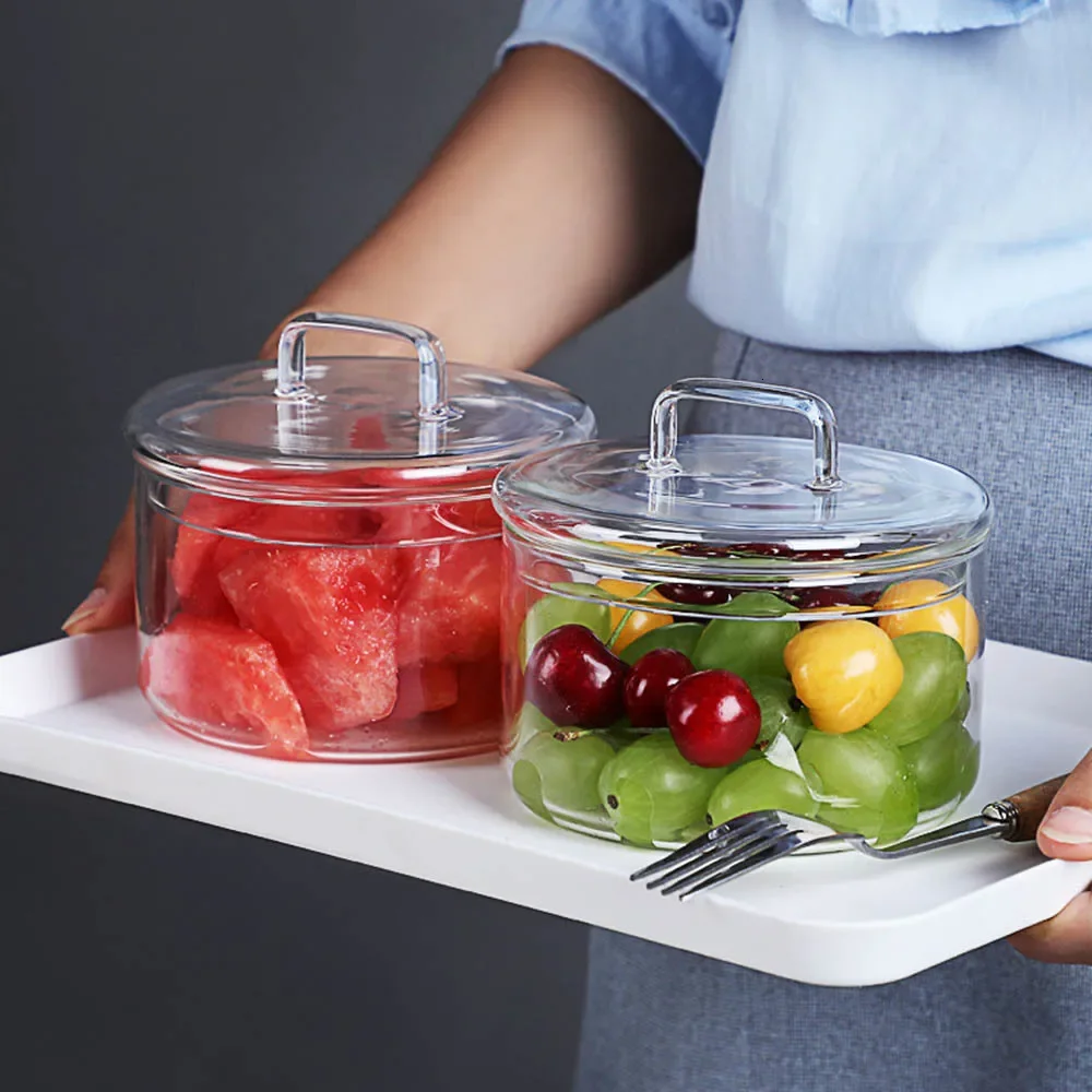 Food Storage Glass Round - Cuenco de vidrio resistente al calor,