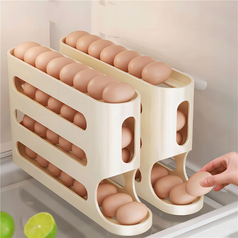 Egg Storage Holder - Organizador de cocina con 30 huevos,
