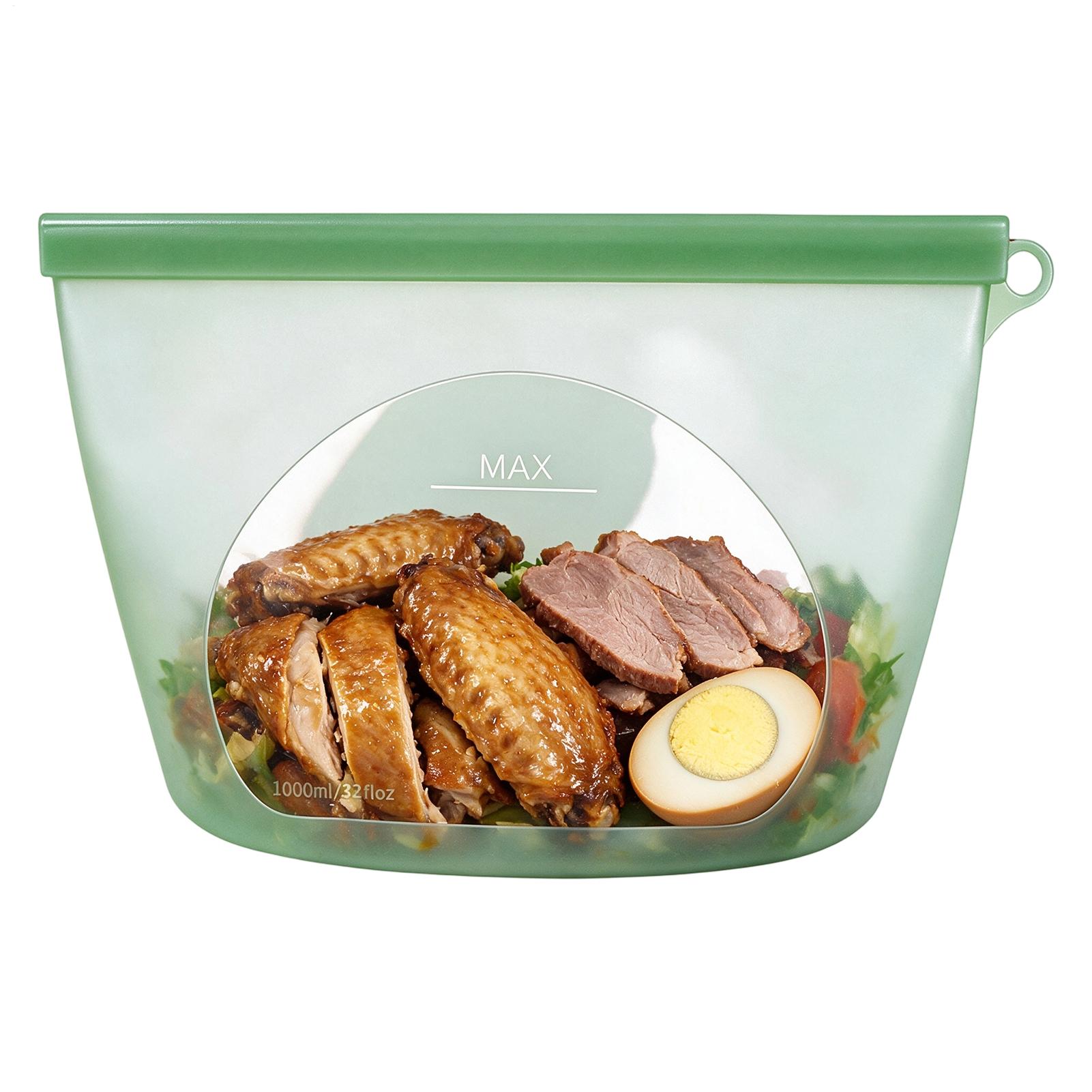 Ziploc Food Storage - Bolsas de silicona para almacenar alimentos,