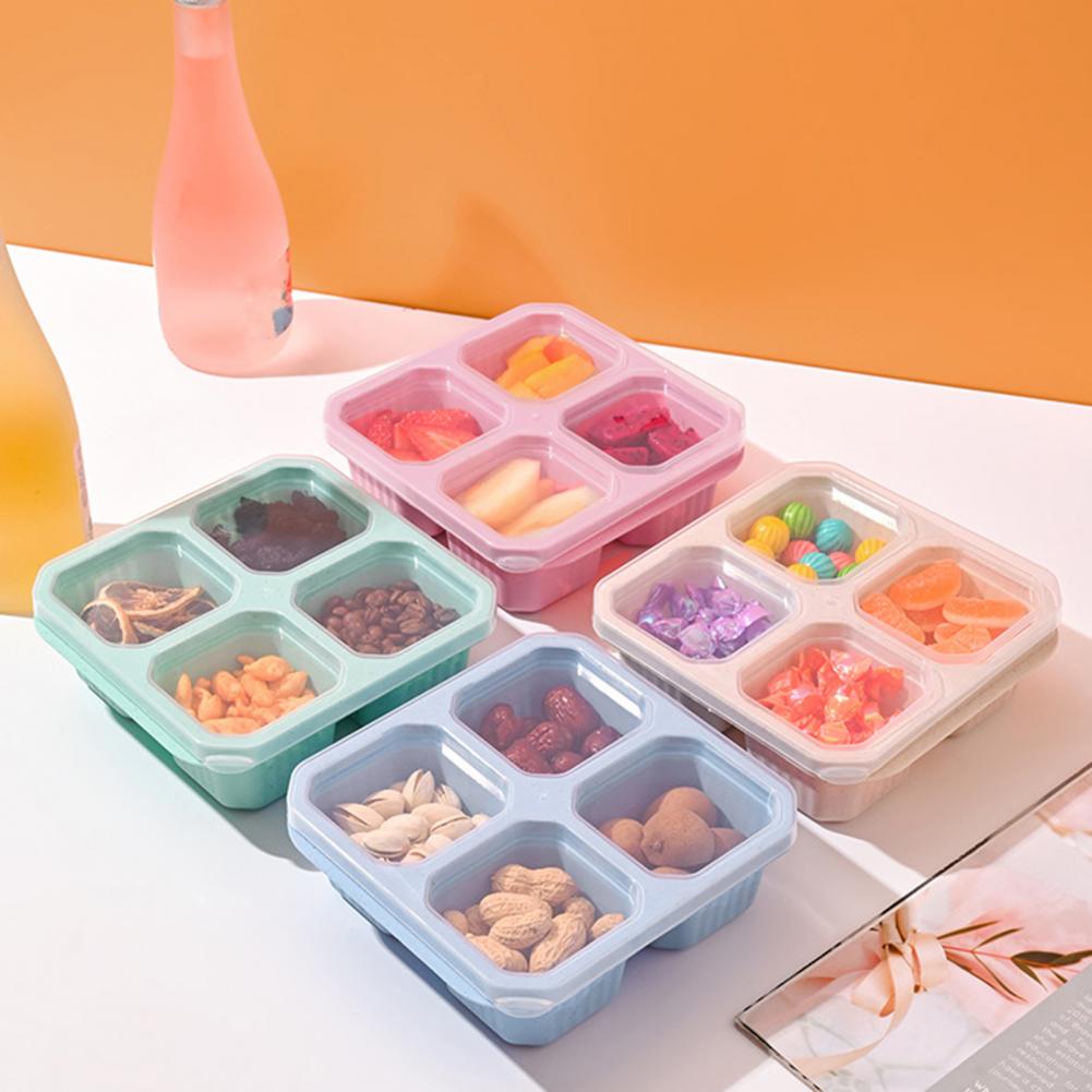 Storage Food Prep - Caja con Compartimentos para Snacks, Paquete