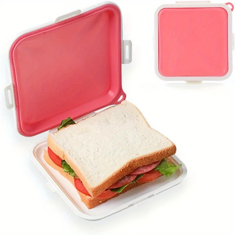Food Storage Silicone - Caja de almacenamiento de sándwiches de