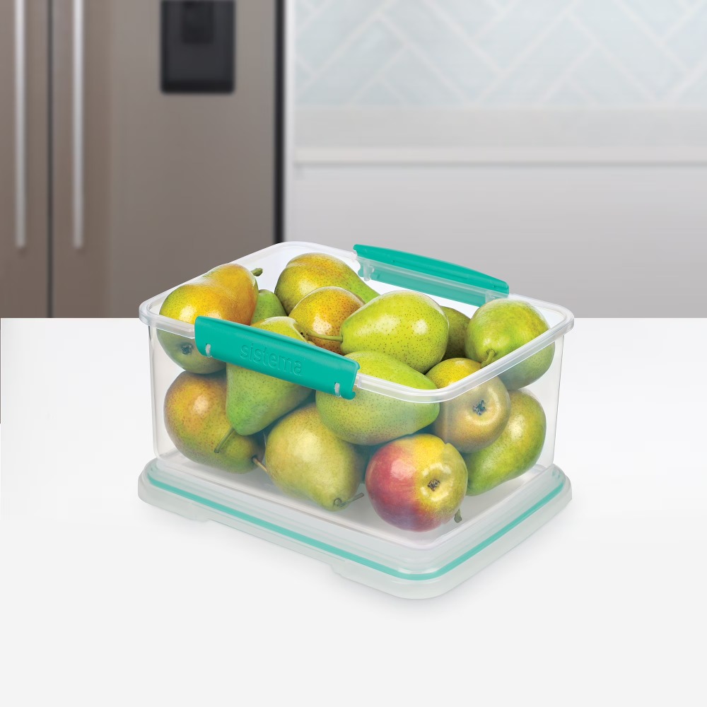 Food Storage Large Plastic Containers - Paquete de 3 Recipientes Grandes de
