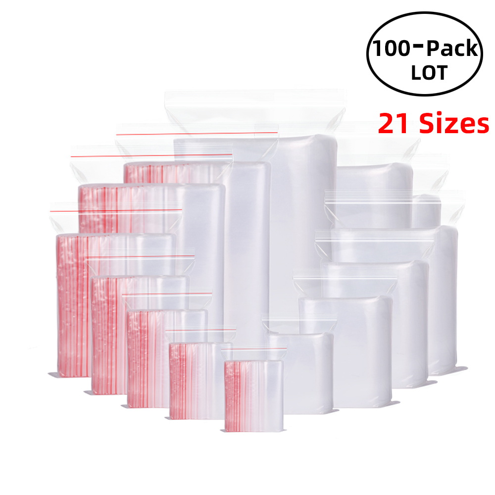 Ziploc Food Storage - 100 unids/pack bolsas con cierre de