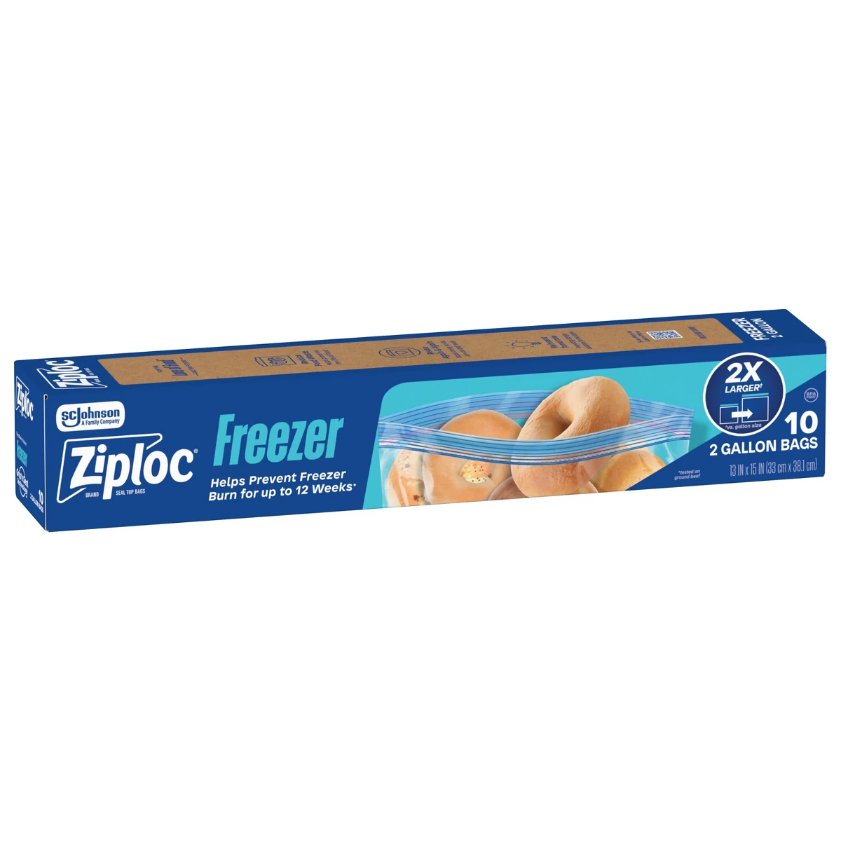 Ziploc Food Storage - Bolsas Ziploc de Dos Galones para