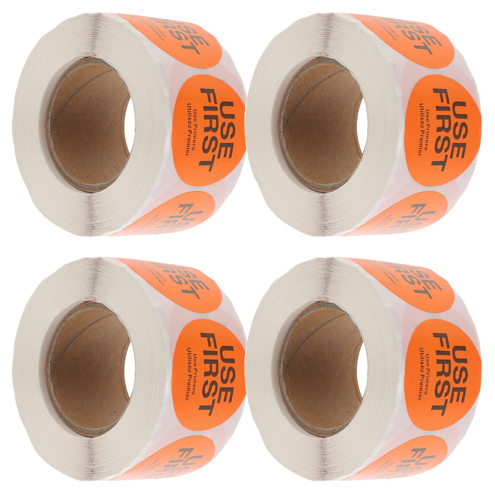 Food Storage In Restaurant - 4 Rollos de Etiquetas Adhesivas para