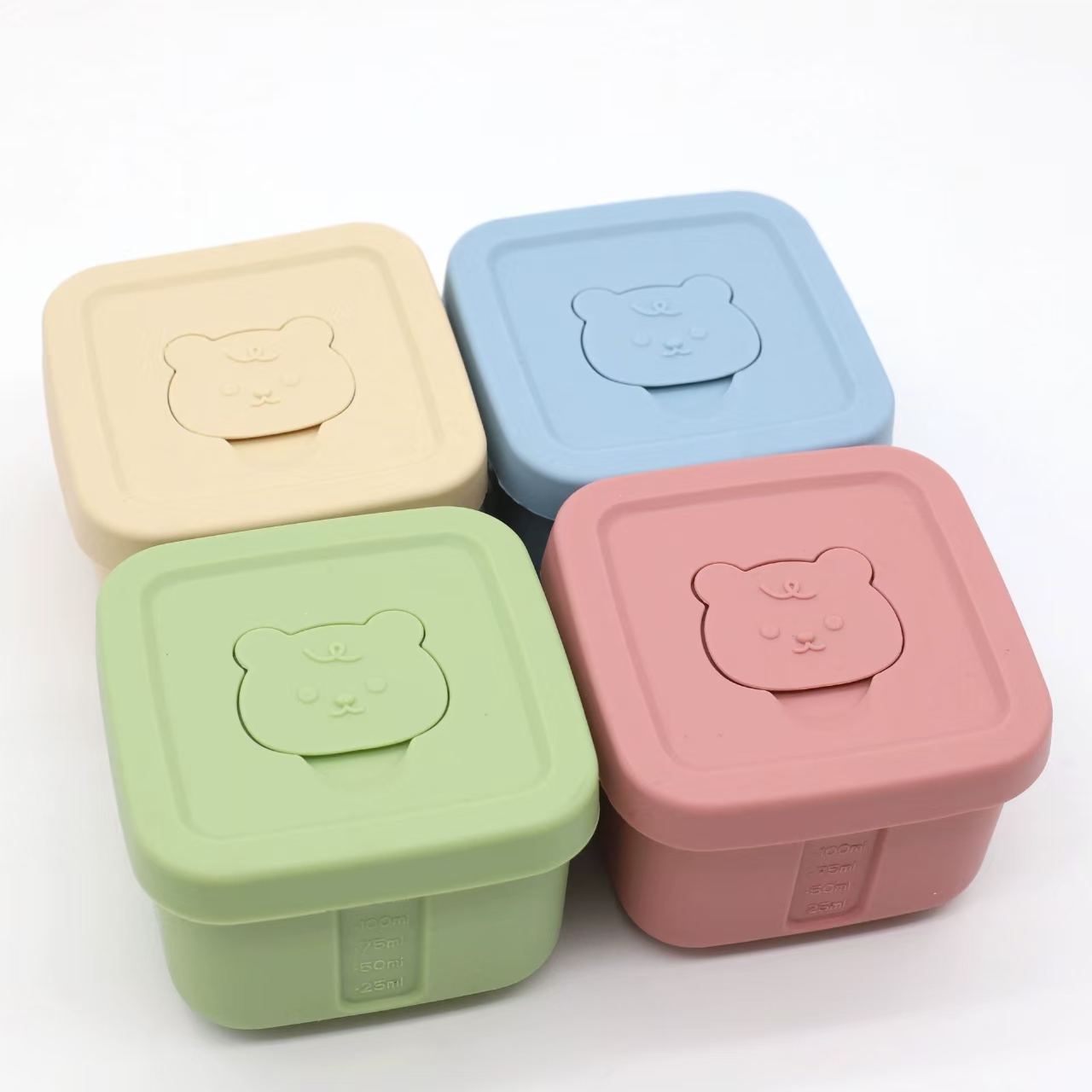 Food Storage Silicone - Caja de suplemento alimenticio de silicona,