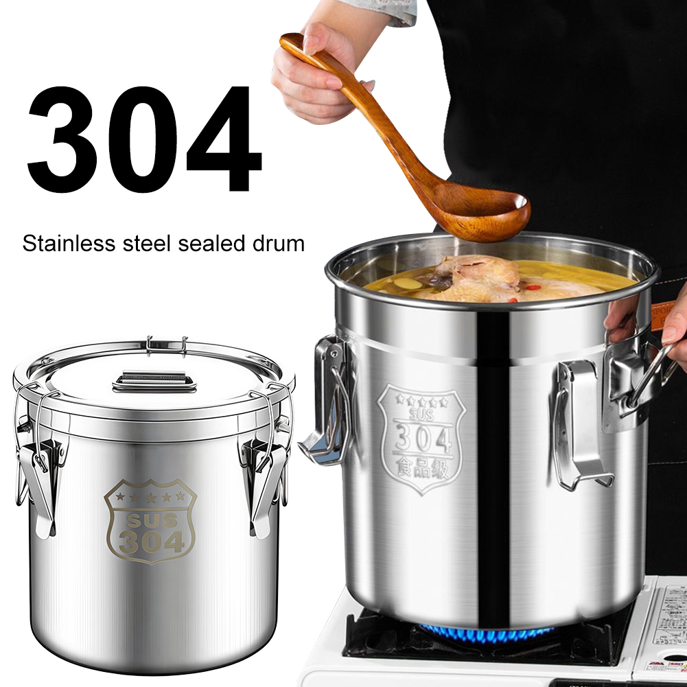 Recipiente de Cocina de Acero  - Food Storage In Restaurant reseña y precio