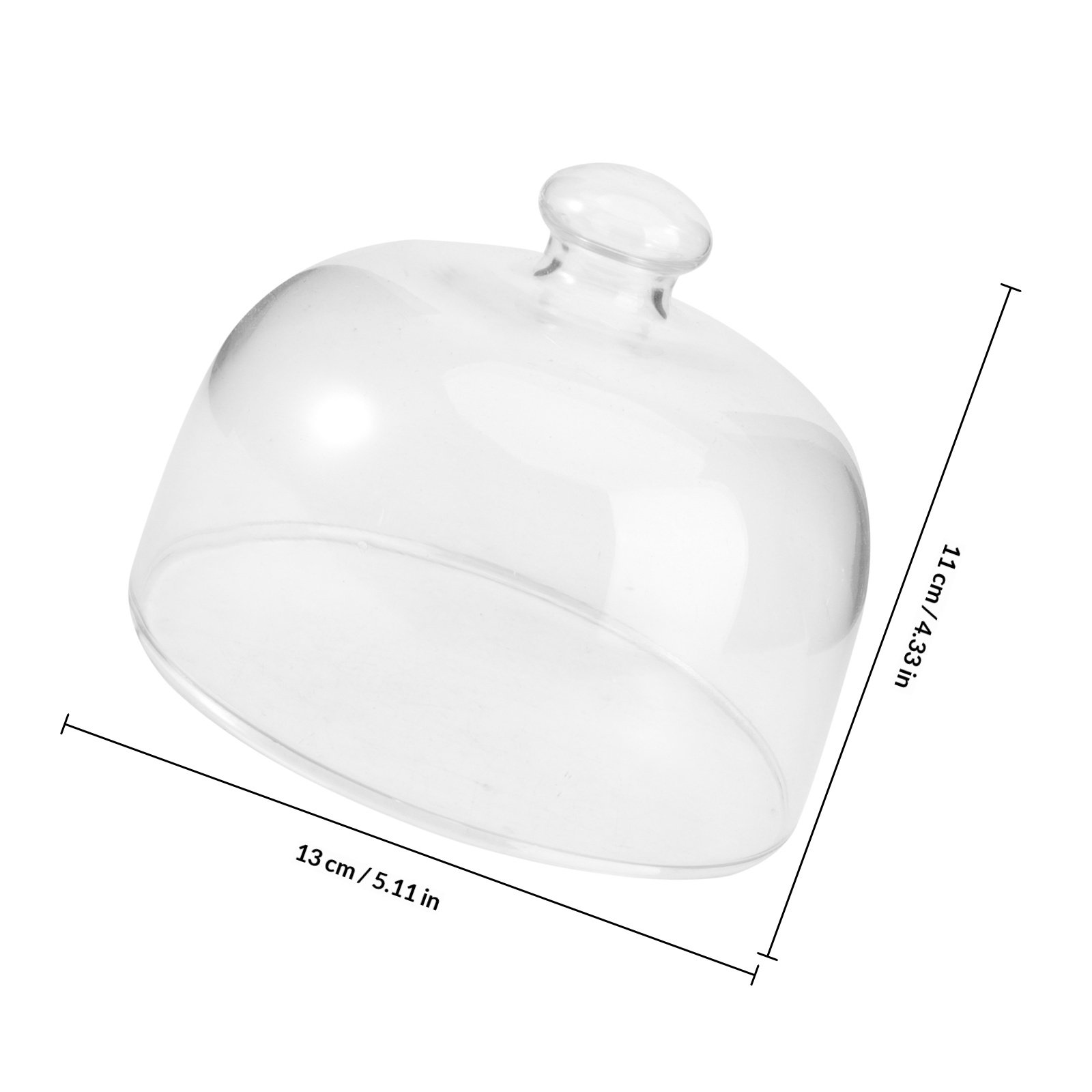 1 unidad de cubierta transpare - Food Storage Glass Round reseña y precio