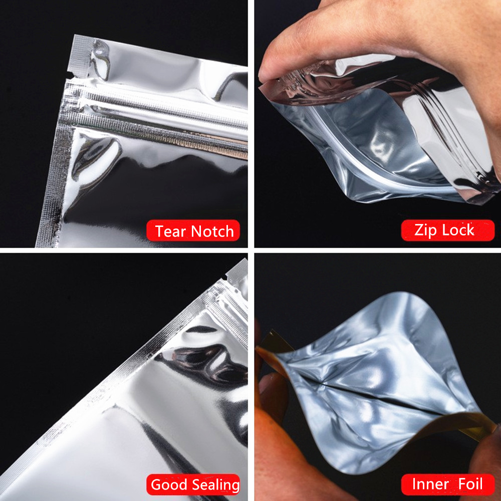 Bolsas de Aluminio Plateadas B - Ziploc Food Storage reseña y precio