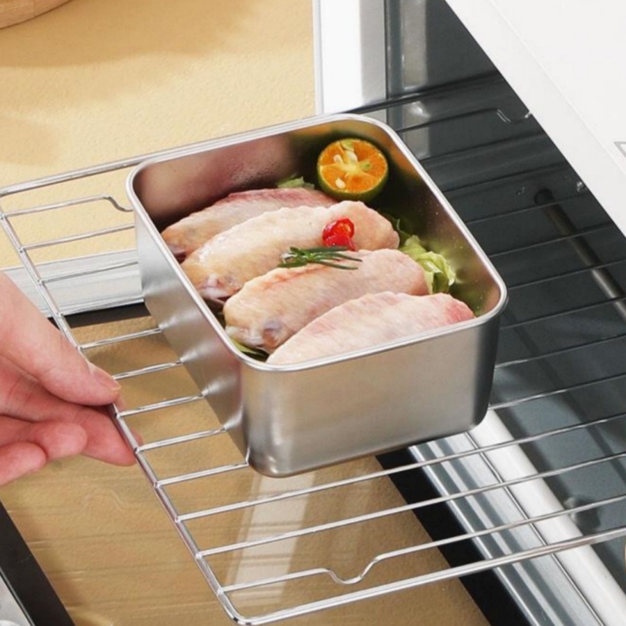Contenedor Rectangular de Acer - Storage Food Prep reseña y precio