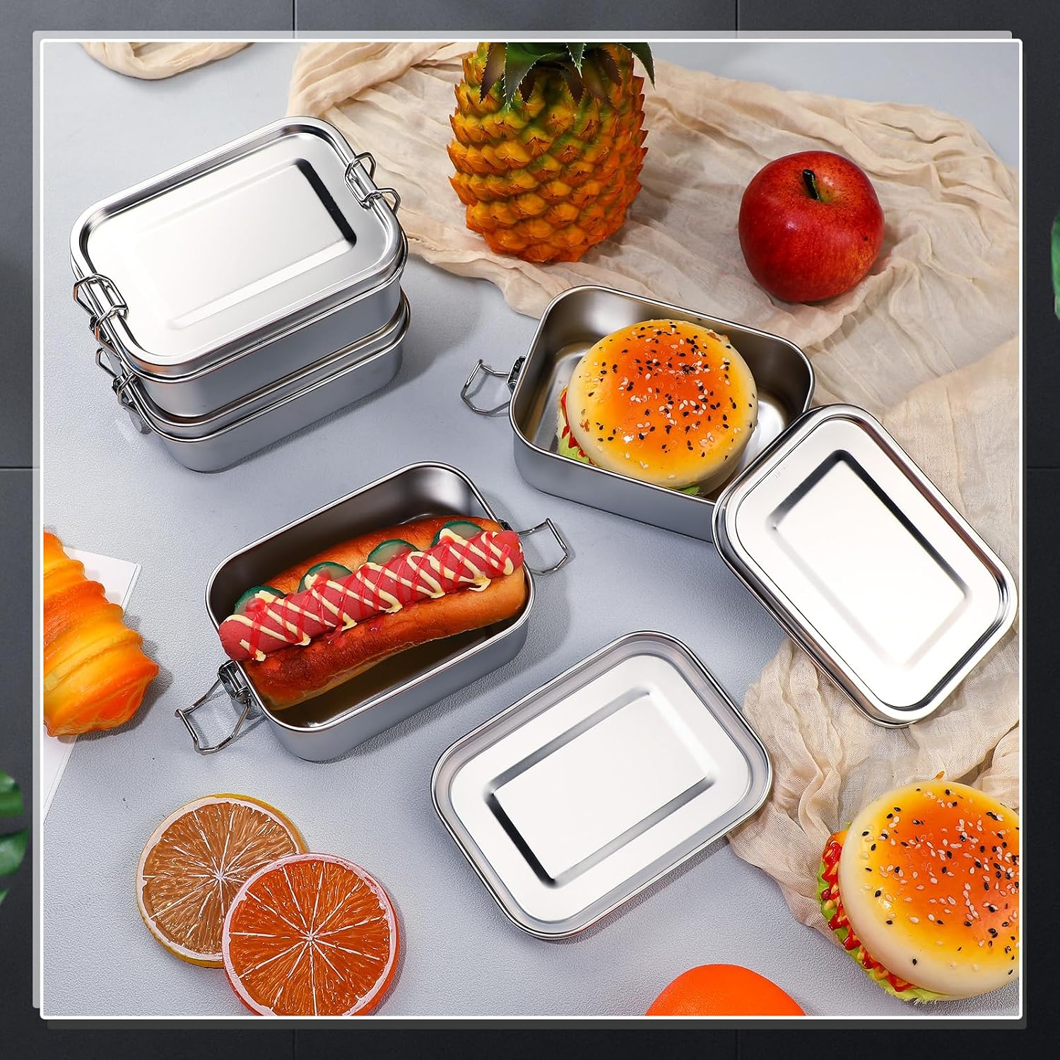 Recipientes de Acero Inoxidabl - Food Storage Cupboard reseña y precio