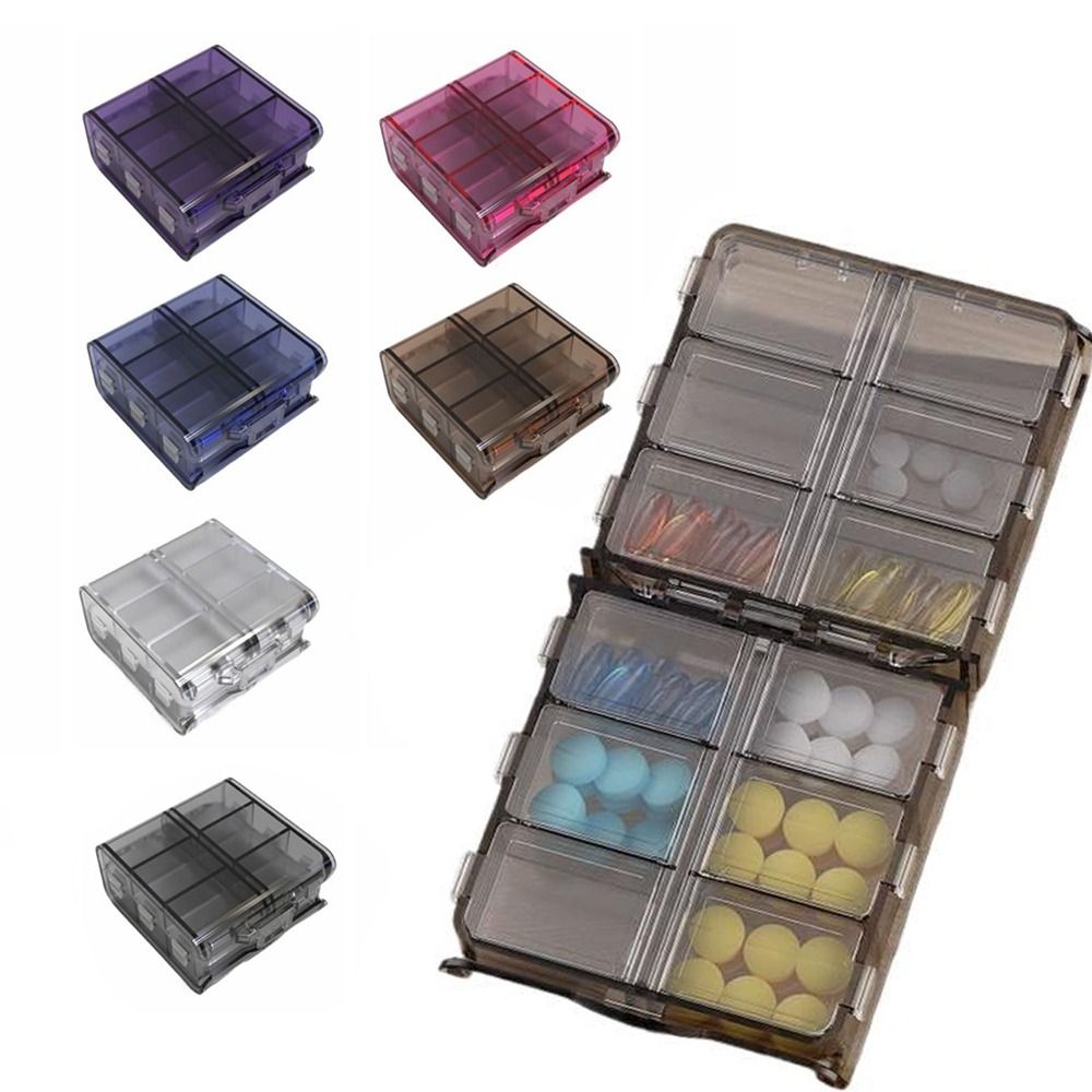 Caja dispensadora de pastillas - Food Storage Large Plastic Containers reseña y precio