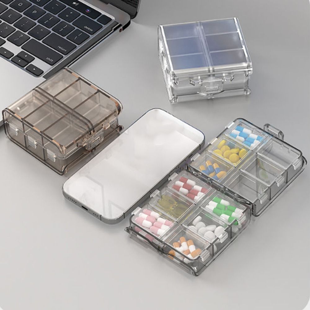 Caja dispensadora de pastillas - Food Storage Large Plastic Containers reseña y precio