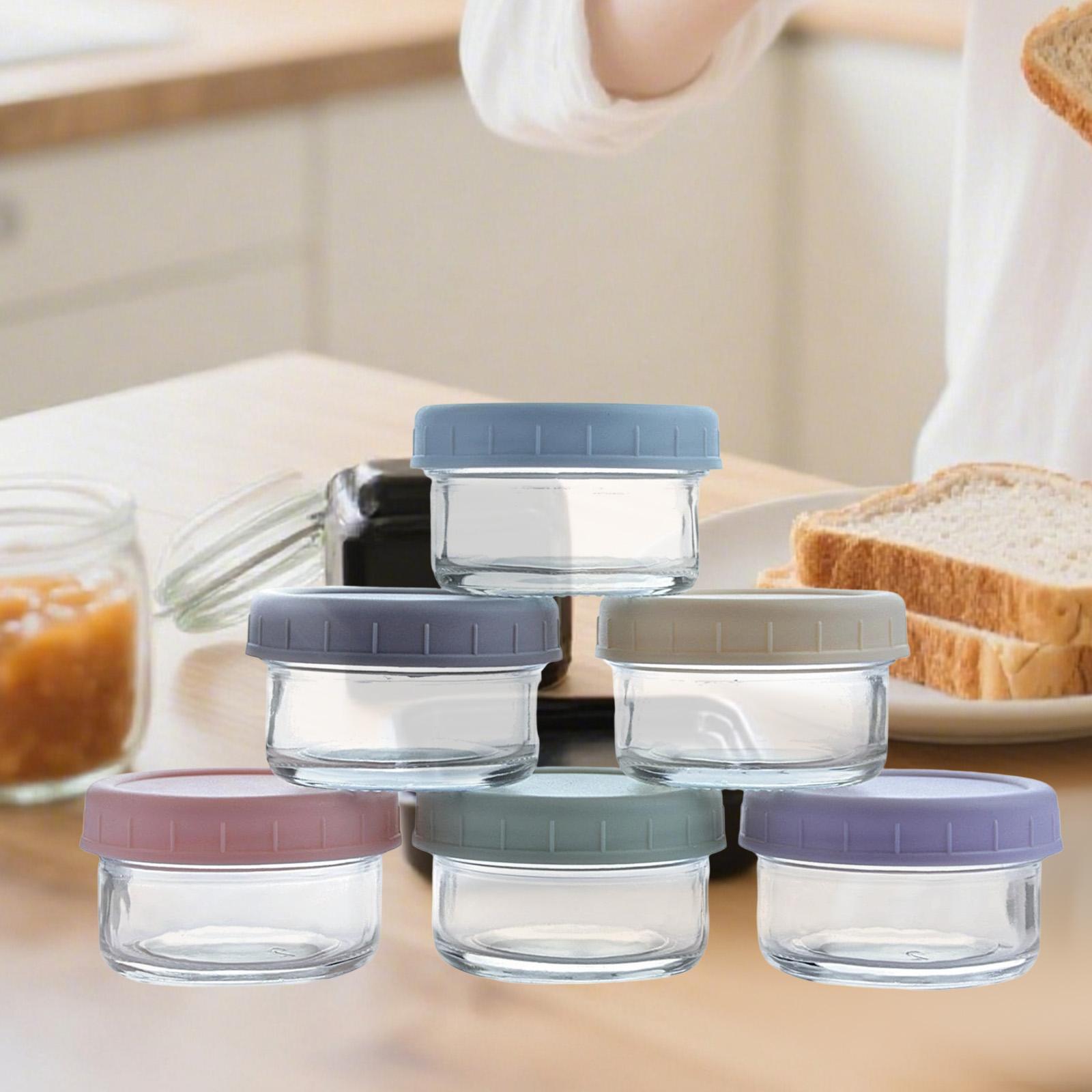 Mini Frascos de Vidrio con Tap - Food Storage Glass Round reseña y precio