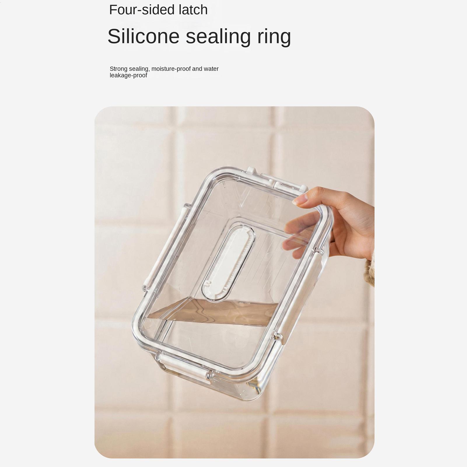 Contenedores organizadores de  - Food Storage Large Plastic Containers reseña y precio