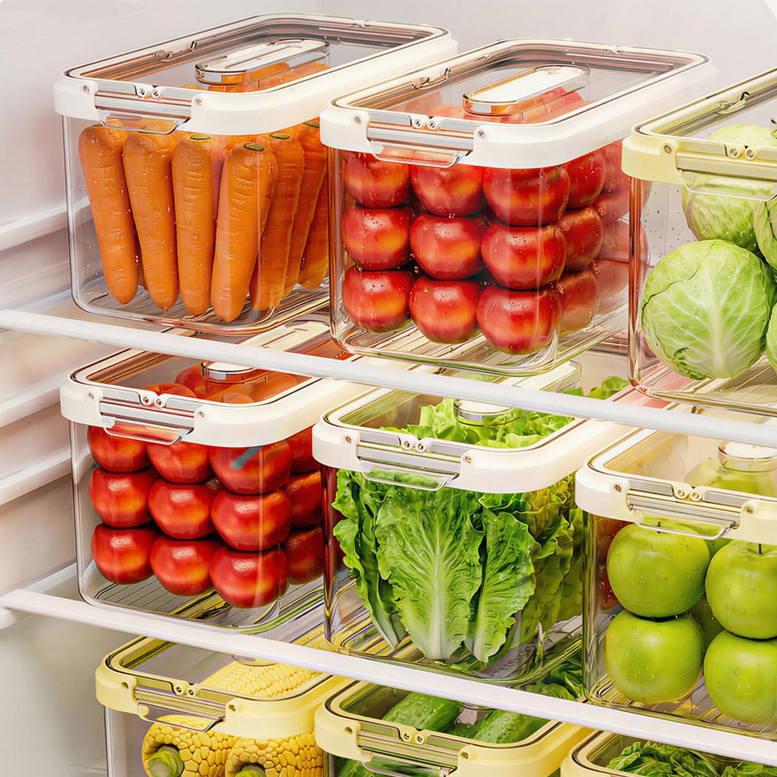 Contenedores organizadores de  - Food Storage Large Plastic Containers reseña y precio
