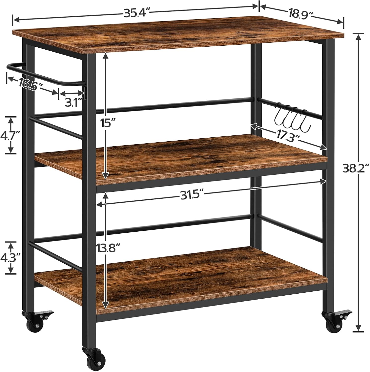 Isla de cocina industrial de 3 - Storage Food Prep reseña y precio
