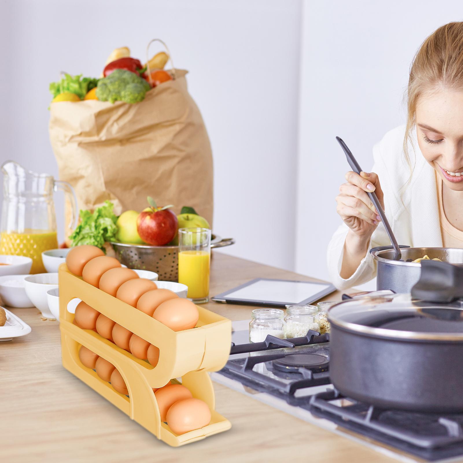 Rodillo de Huevos Automático,  - Egg Storage Holder reseña y precio