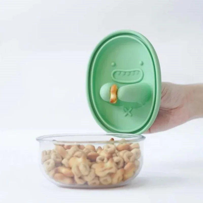 Caja de aperitivos manos libre - Food Storage Silicone reseña y precio