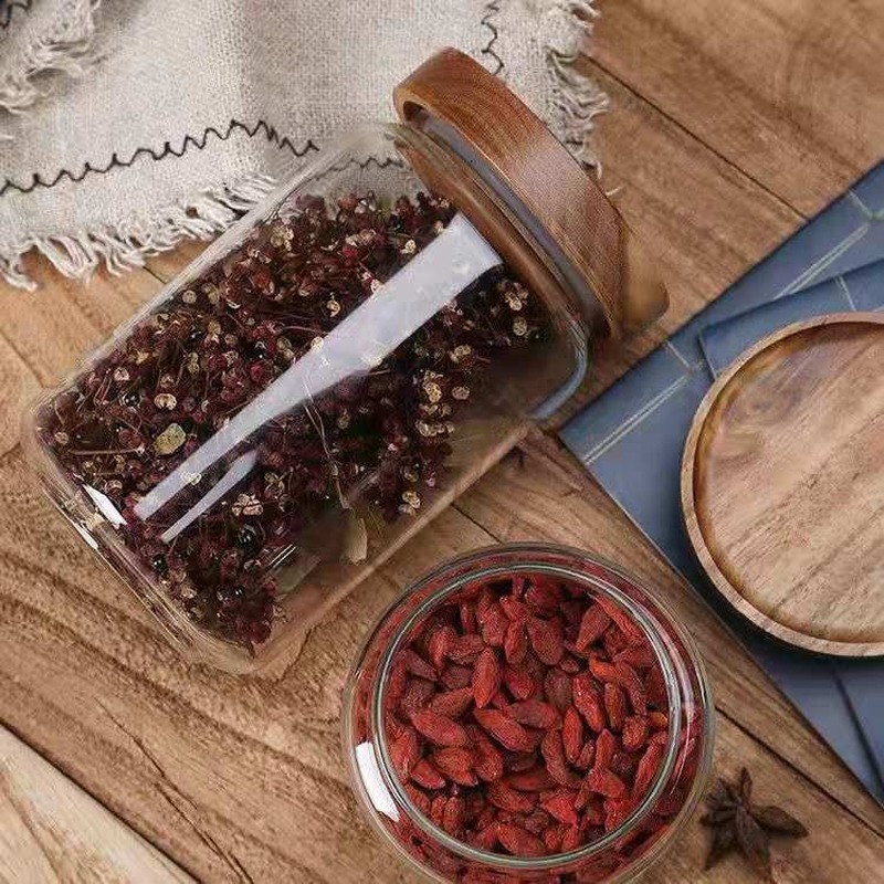 Tarro de tubo de vidrio redond - Food Storage Glass Round reseña y precio