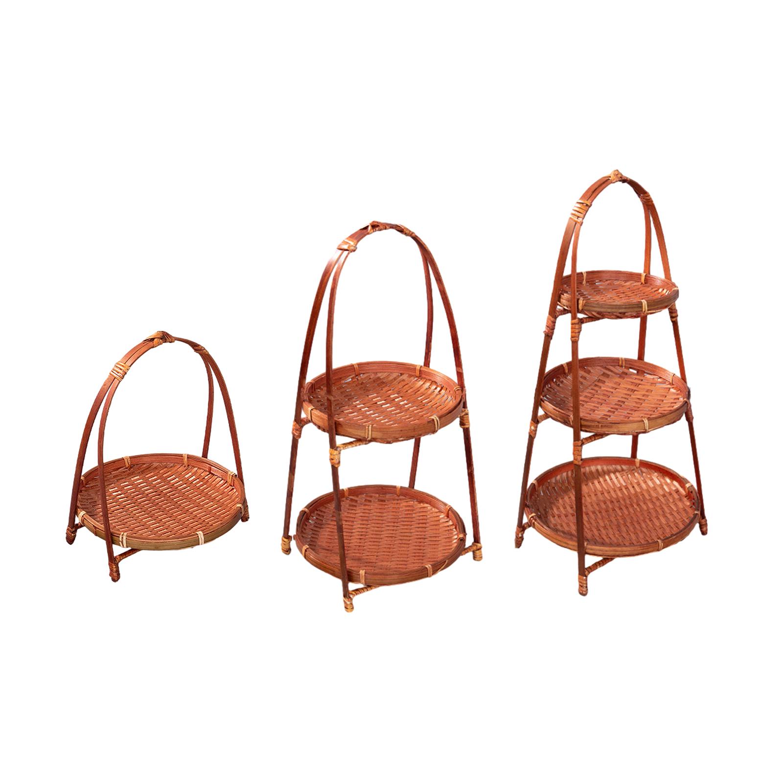Cesta de frutas tejida de bamb - Food Storage In Restaurant reseña y precio