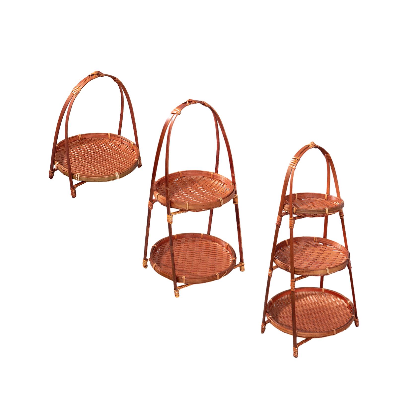 Cesta de frutas tejida de bamb - Food Storage In Restaurant reseña y precio