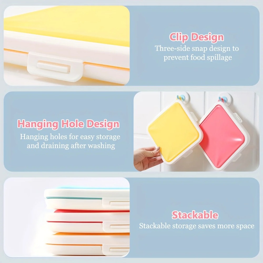 Caja de almacenamiento de sánd - Food Storage Silicone reseña y precio