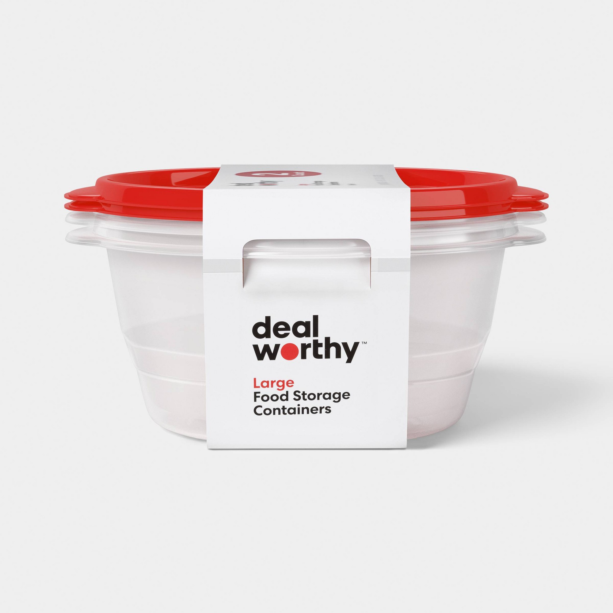 Recipientes Redondos Grandes d - Storage Food Prep reseña y precio