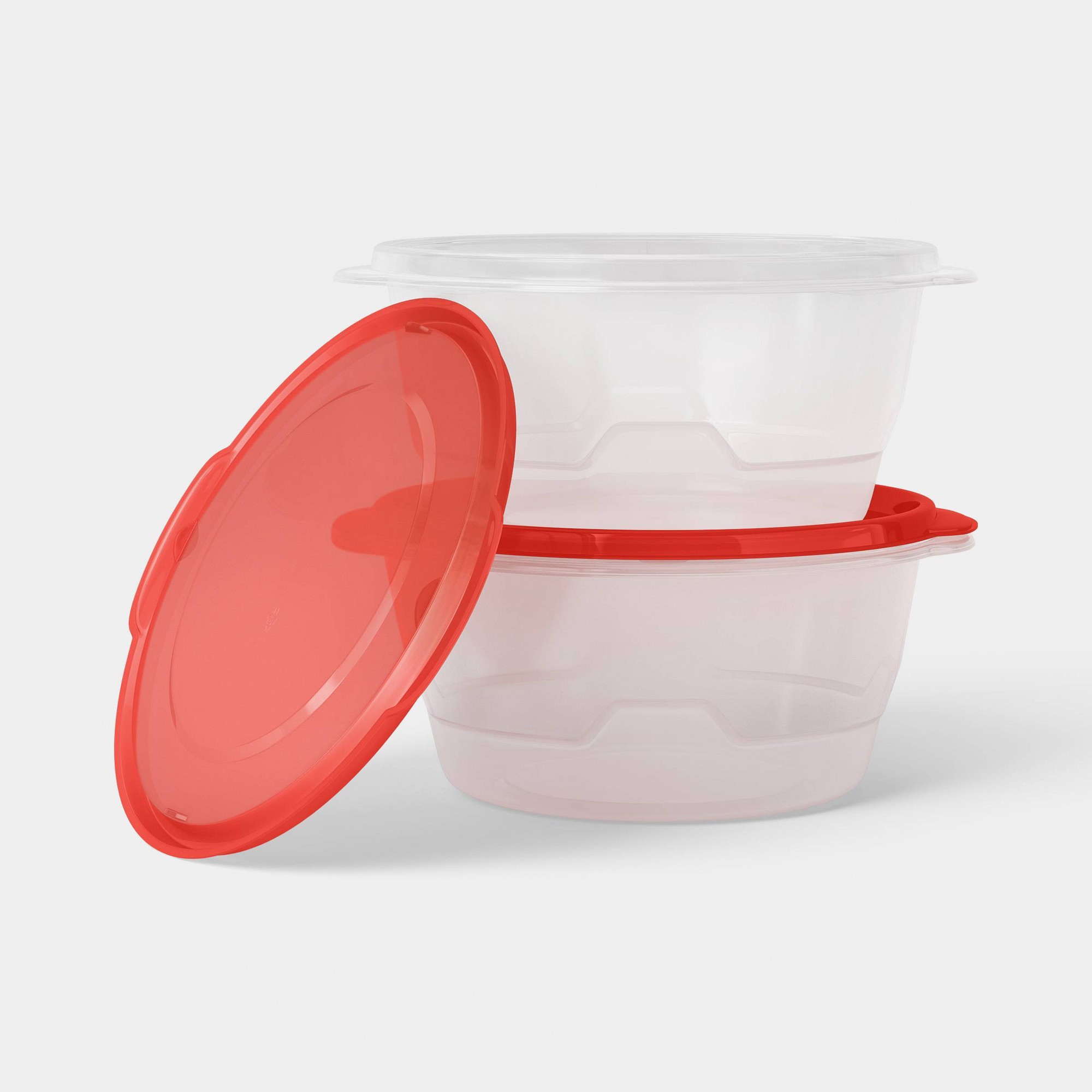 Recipientes Redondos Grandes d - Storage Food Prep reseña y precio
