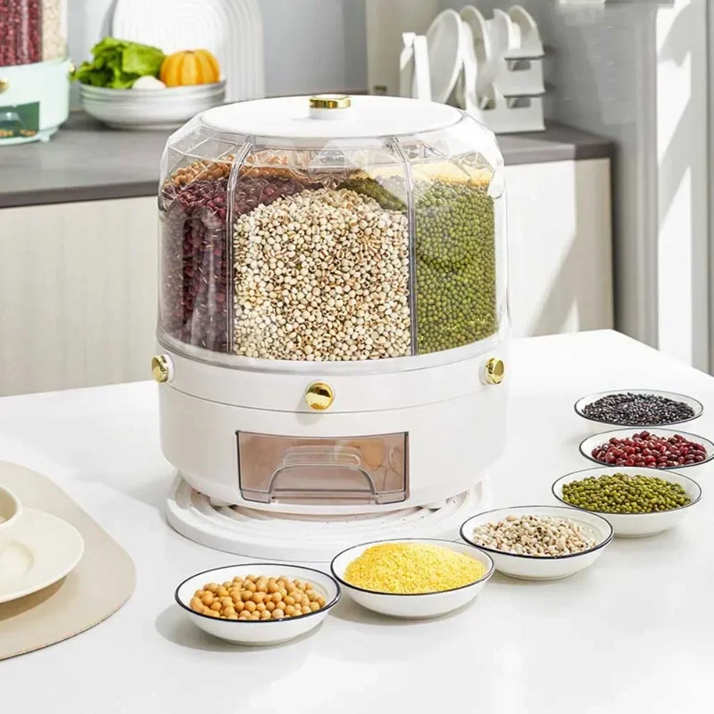 Dispensador de Granos Giratori - Food Storage Large Plastic Containers reseña y precio