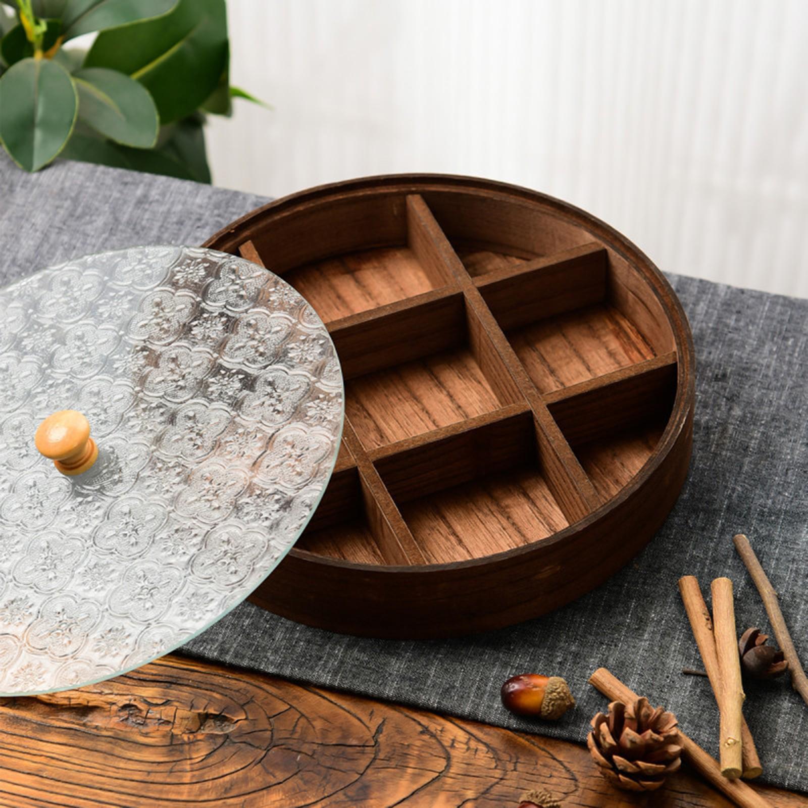 Bandeja de Servir Dividida con - Food Storage Glass Round reseña y precio