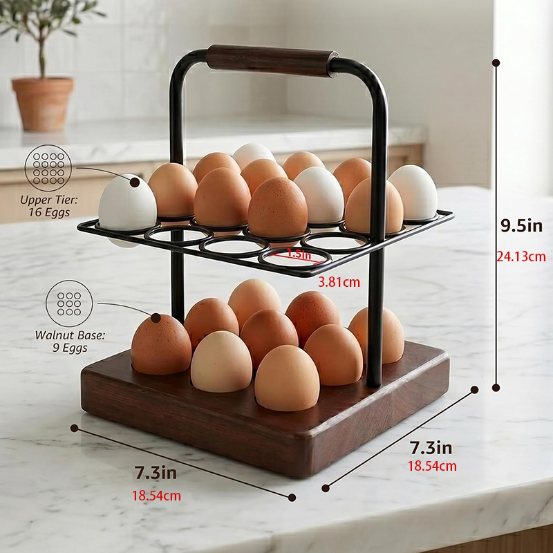 Porta Huevos Estilo Rústico pa - Egg Storage Holder reseña y precio