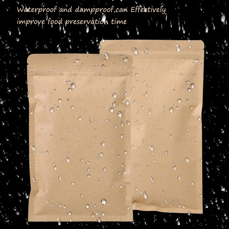 Bolsa de papel Kraft marrón co - Food Storage Reusable Bags reseña y precio