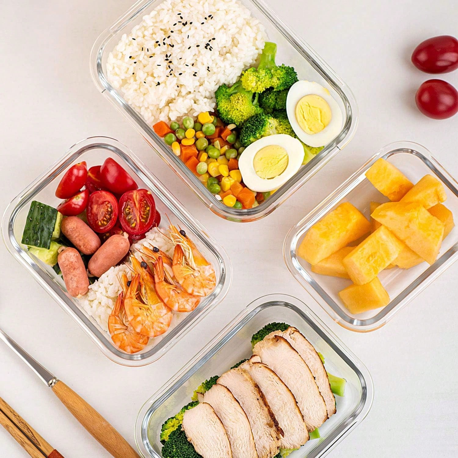 Paquete de 10 recipientes de v - Food Storage Cupboard reseña y precio
