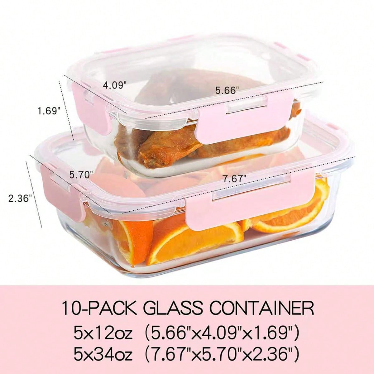 Paquete de 10 recipientes de v - Food Storage Cupboard reseña y precio