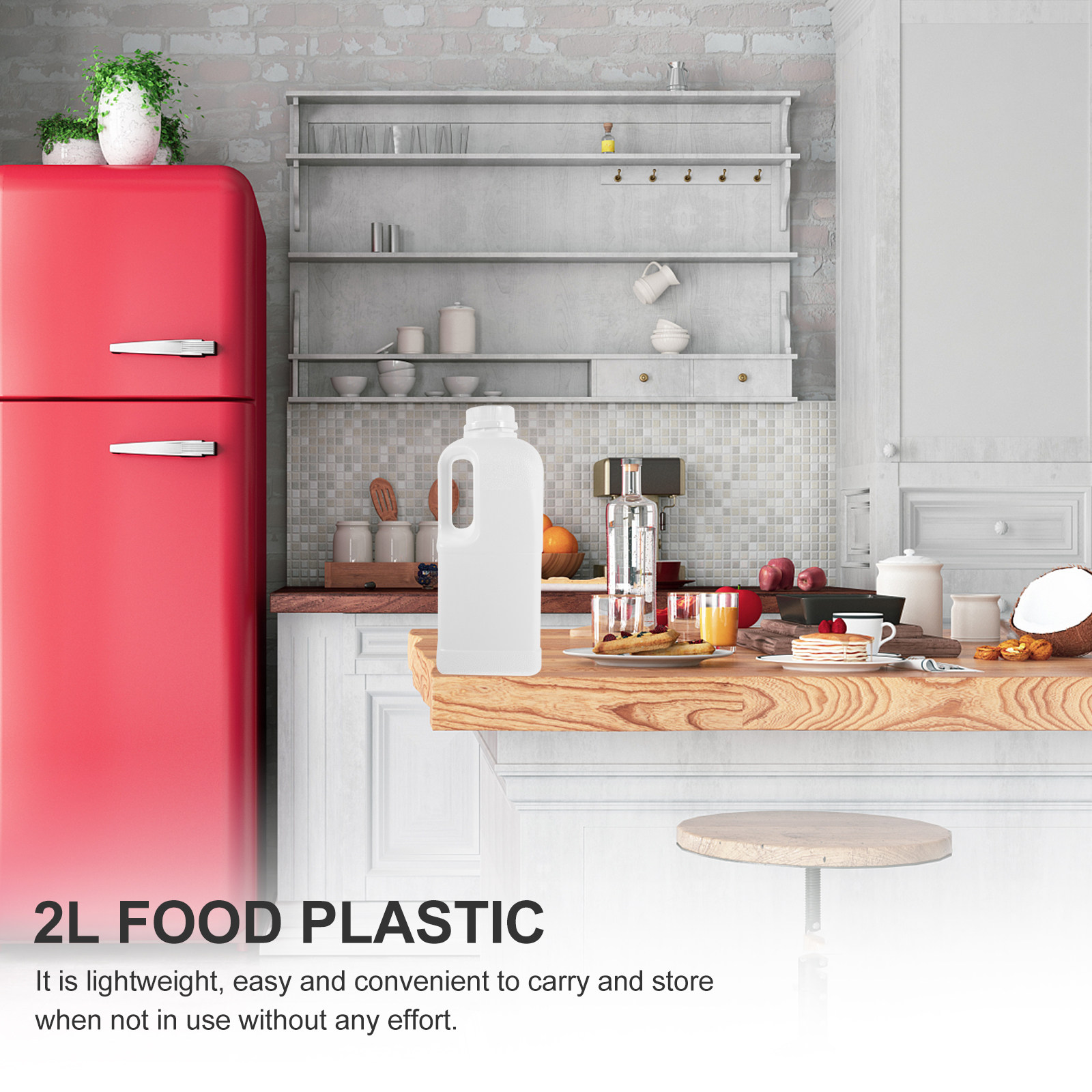 Jarra de almacenamiento de agu - Food Storage Large Plastic Containers reseña y precio