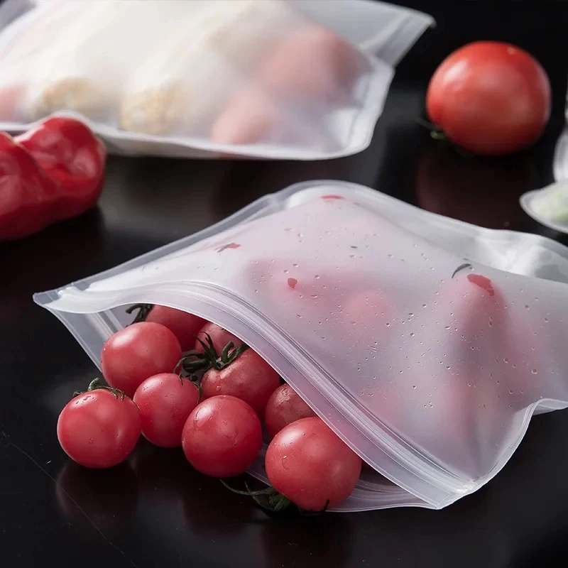 Bolsas de silicona para almace - Food Storage Reusable Bags reseña y precio
