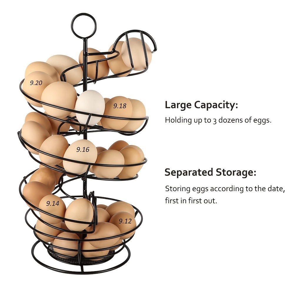 Porta Huevos en Espiral de Ala - Egg Storage Holder reseña y precio