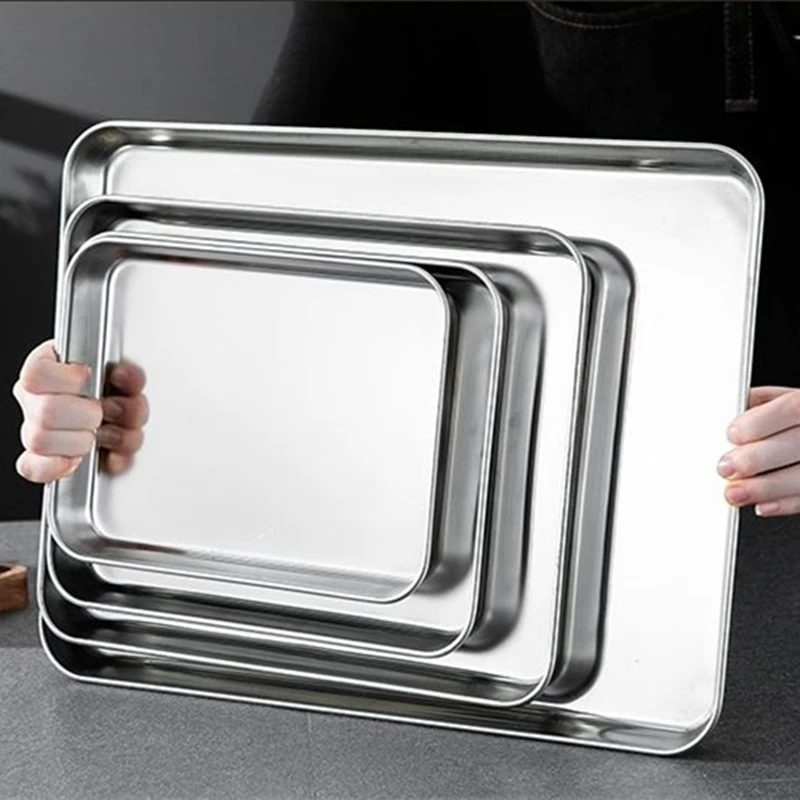 Bandejas Rectangulares de Acer - Food Storage In Restaurant reseña y precio