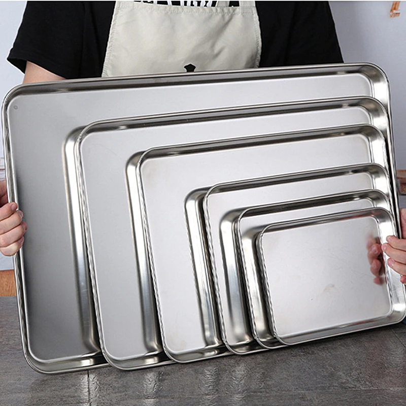 Bandejas Rectangulares de Acer - Food Storage In Restaurant reseña y precio