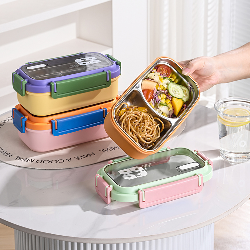 JUSTINLAU Caja Bento de 2 comp - Food Storage Cupboard reseña y precio