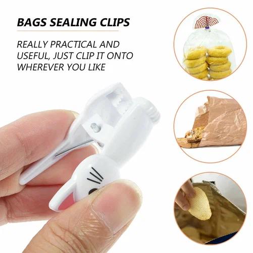 Clips para Bolsas con Forma de - Food Storage Reusable Bags reseña y precio