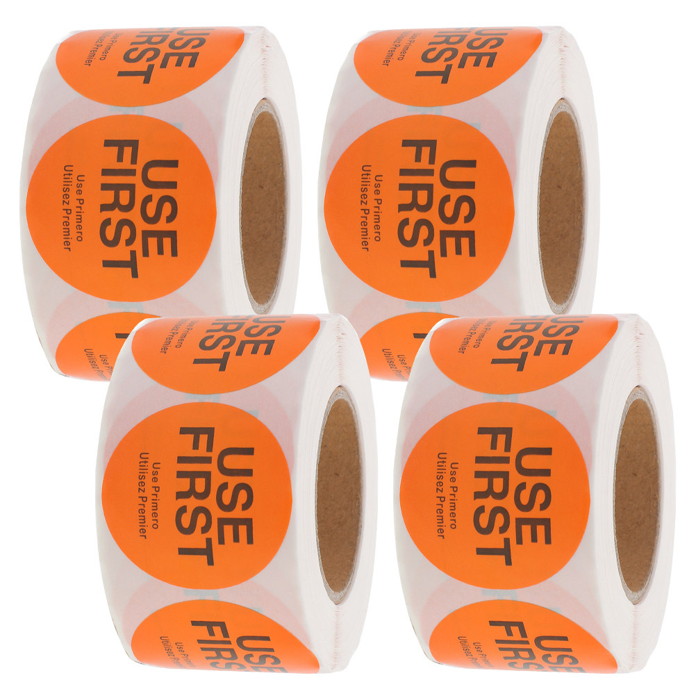 4 Rollos de Etiquetas Adhesiva - Food Storage In Restaurant reseña y precio