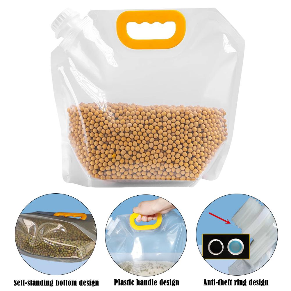 Bolsa grande sellada con asa,  - Food Storage Large Plastic Containers reseña y precio