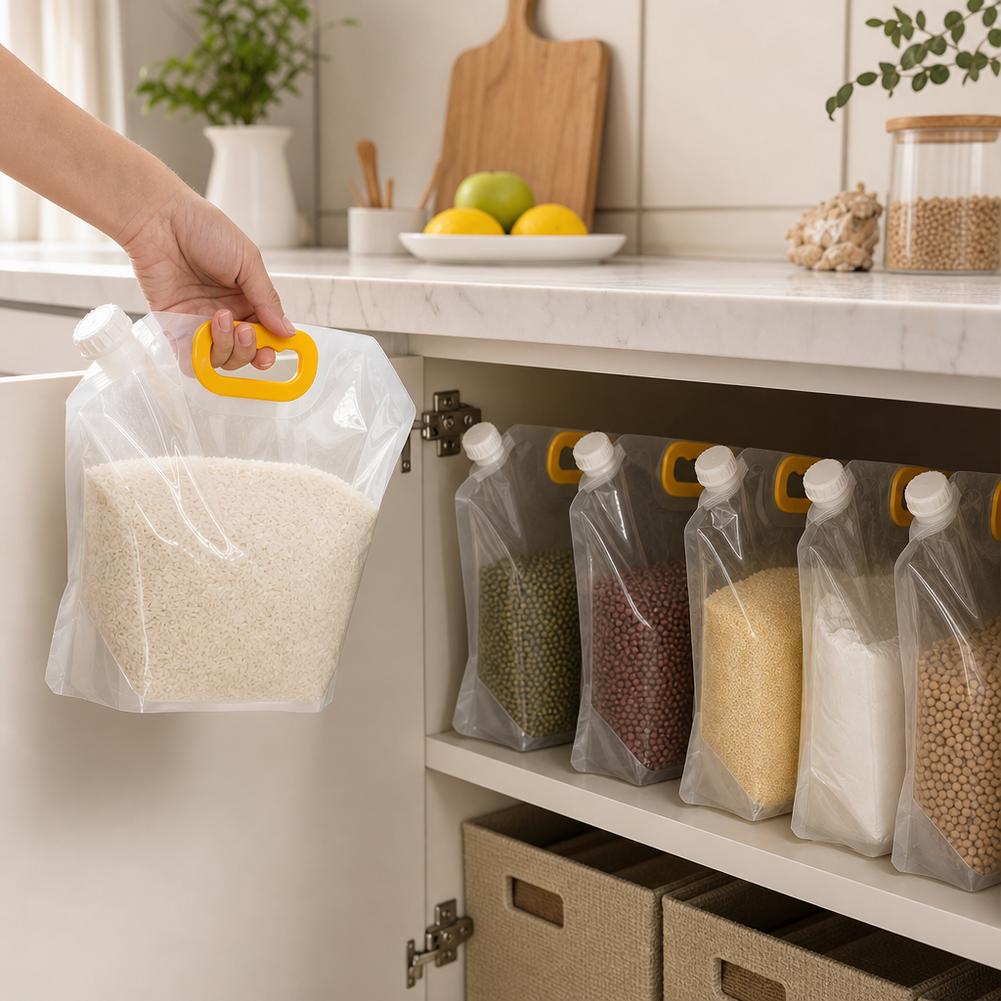 Bolsa grande sellada con asa,  - Food Storage Large Plastic Containers reseña y precio