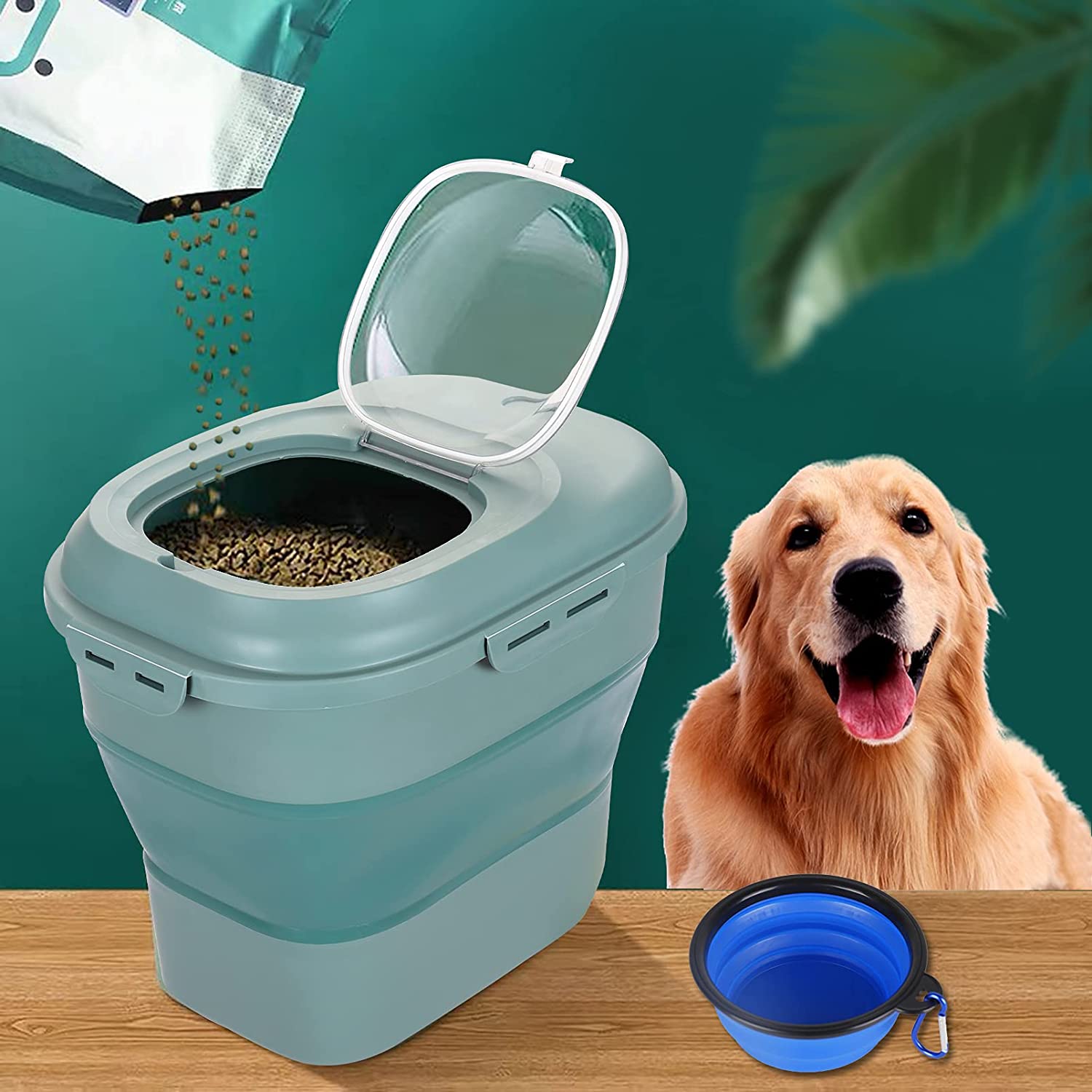 Contenedores plegables de alma - Food Storage Large Plastic Containers reseña y precio