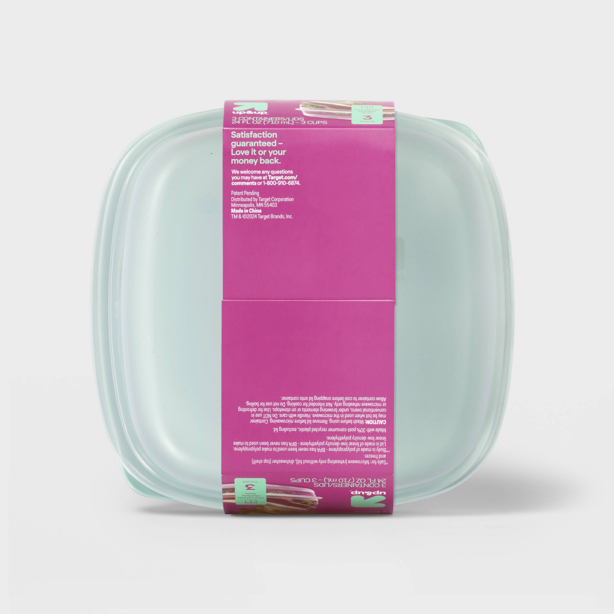 Recipientes cuadrados para alm - Storage Food Prep reseña y precio