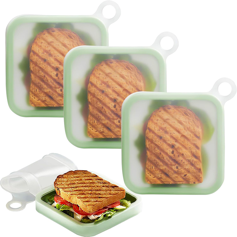 Caja Bento para sándwiches de  - Food Storage Silicone reseña y precio
